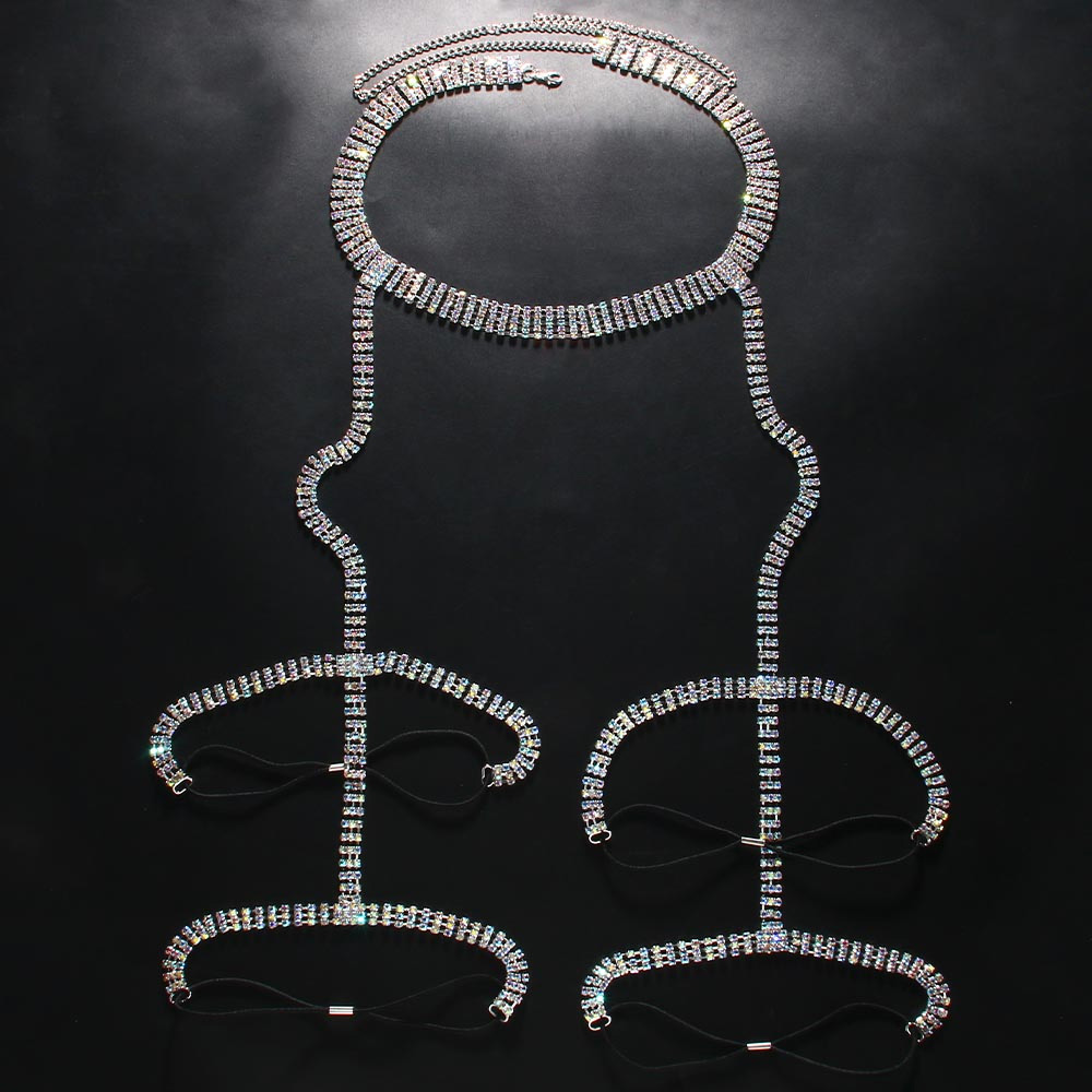Stonefans-女性のためのラインストーンハイガーター、 - Body Jewelry Retainers のレビューと価格