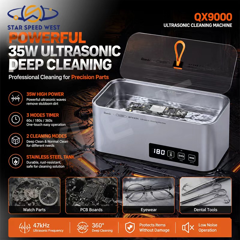 QIANLI QX9000 超音波洗浄機 35W 47kHz - Body Jewelry Repair のレビューと価格
