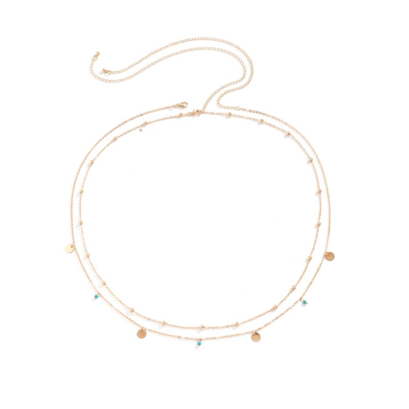 女性用、繊細なデザインの重ね付け可能なウエストチェーン、ボデ - Body Jewelry For You のレビューと価格