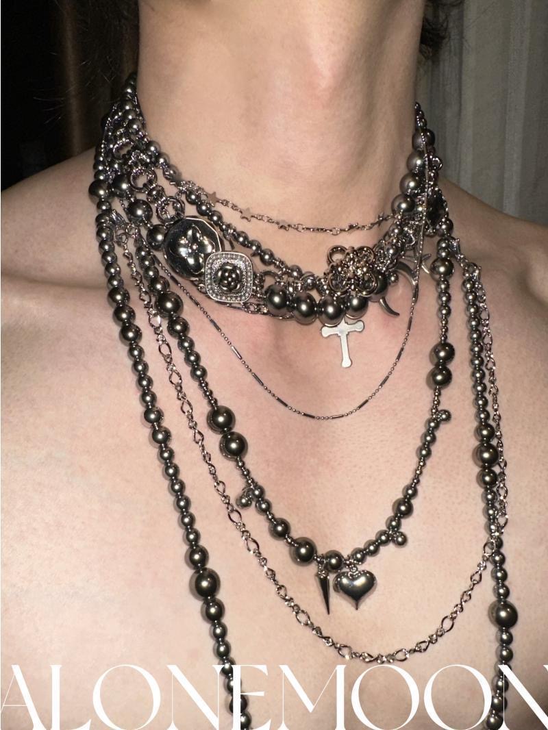 男性と女性のためのチタンとスチールのボディチェーン,オリジナ - Body Jewelry Necklace のレビューと価格