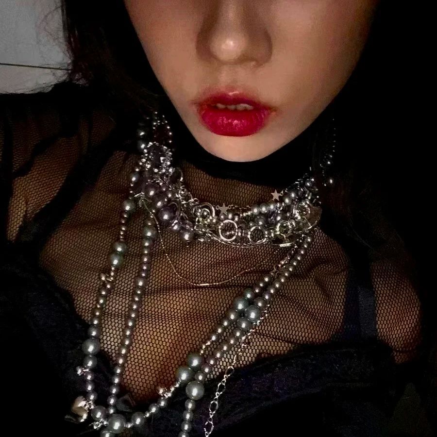 男性と女性のためのチタンとスチールのボディチェーン,オリジナ - Body Jewelry Necklace のレビューと価格