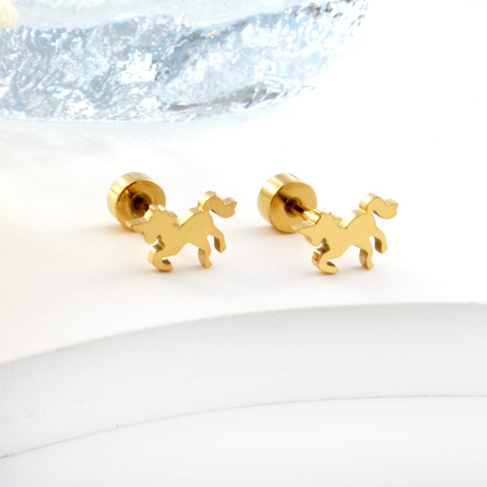 LUXUKISSKIDS 1ペア 小さな星形ピアス（六芒星モ - Body Jewelry Surgical Steel のレビューと価格